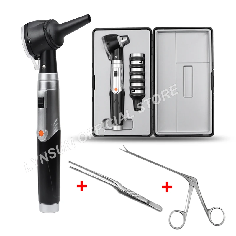 Medical Vet Animal Ear Endoscope Earwax Remover Pliers Alligator Crocodile Veterinary Forceps Otoscope Cleaner Clip Tweezers D2