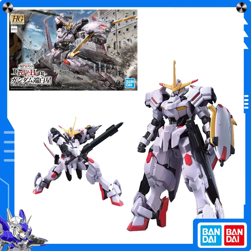 

Оригинальный мобильный костюм Bandai Gundam: Iron-Blooded Orphans 1/144 HG Gundam Hajiroboshi, аниме-фигурка, сборная модель, орнамент