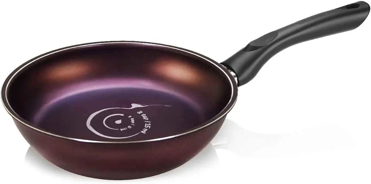 

Nonstick Frying Pan 8 Inch with Forged Aluminum, Scratch-Resistant Coating, Induction Ready