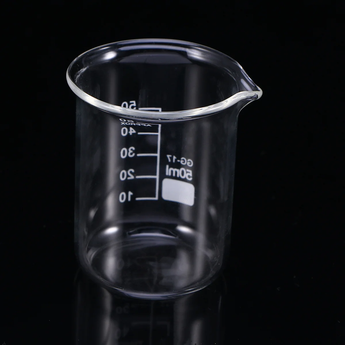 

Glass Beaker 50ml Graduated Glass Measuring Cup for Lab Kitchen Household Baking Wide Mouth Glassware Beaker Cup