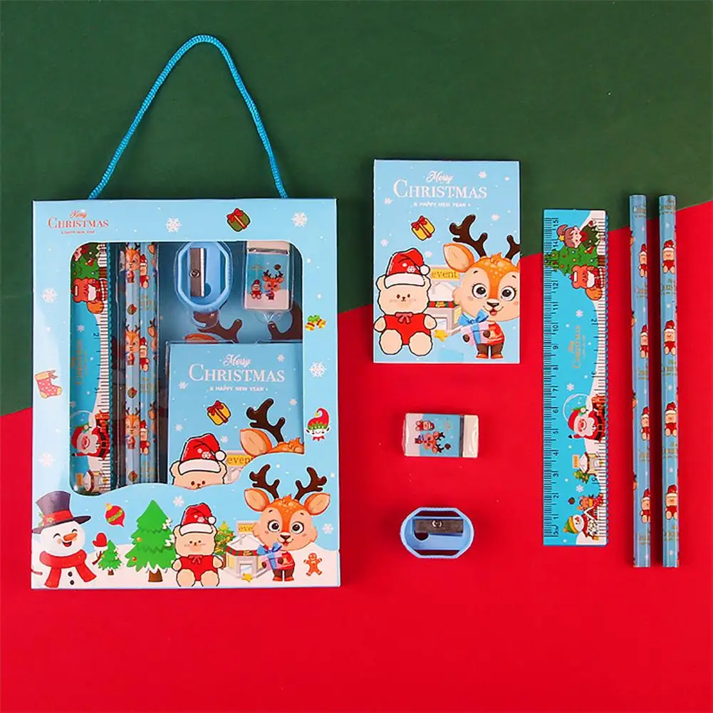 Christmas Stationery Gifts Student Gift Box Stationery Set Festive Christmas New Year Small Gift Supplies For Kindergarten Prize