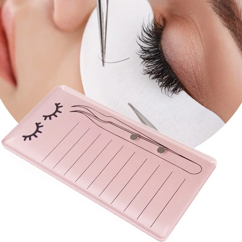 Glue Pallet Acrylic Board for Lashes False Eyelashes Pad Lash Tools Make Private Label Eyelash Holder Eyelash Extension Storage