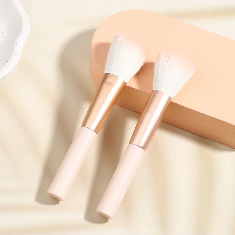 [JN] فرش مكياج صغيرة احترافية لأدوات كريم الأساس السائل وأحمر الخدود وخافي عيوب البشرة وظلال الأنف وأدوات الوجه