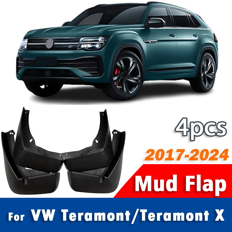 Mudguard For Volkswagen VW Teramont  2017-2024 Front Rear Mudflaps Mudguards Car Accessories Auto Styline Splash Guard Fender