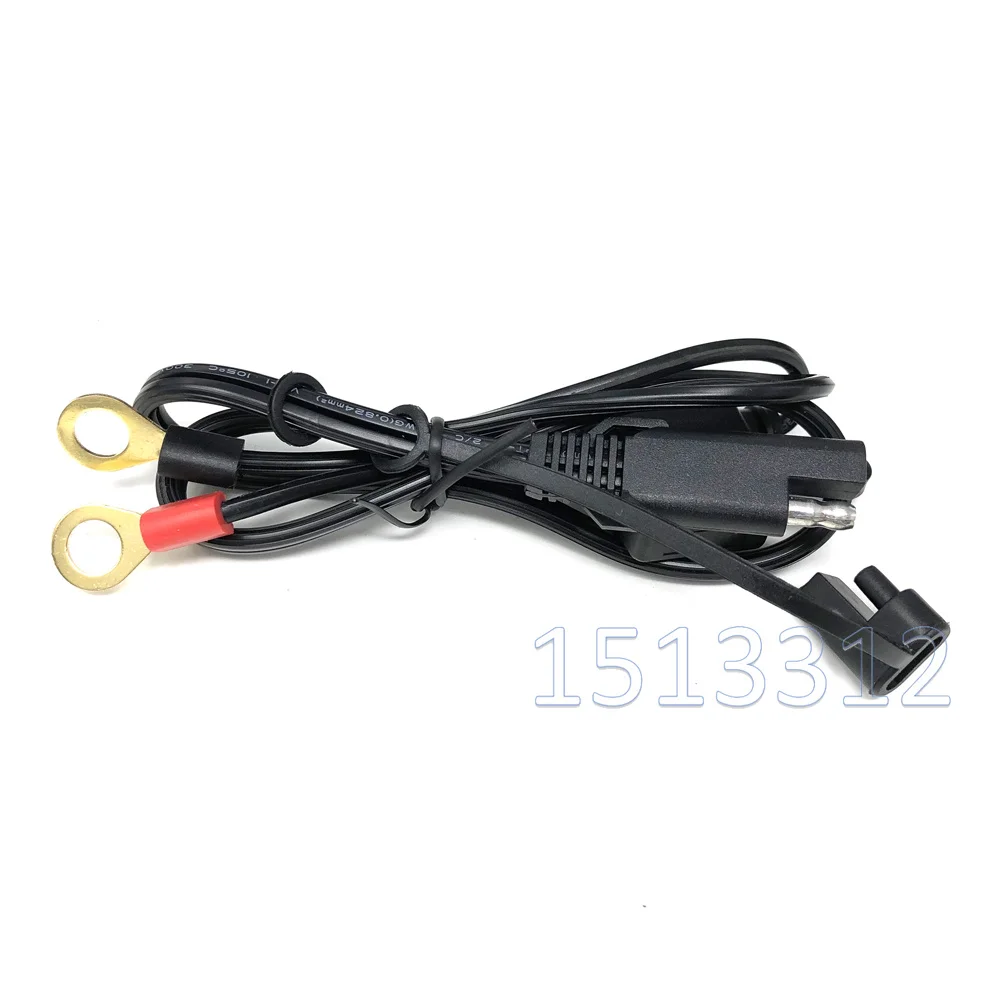 

DIY 60cm 18AWG SAE Cable Ring Terminal Battery Charger Quick Disconnect SAE Extension Cord For Motorcycle Car Tractor 10A Fuse