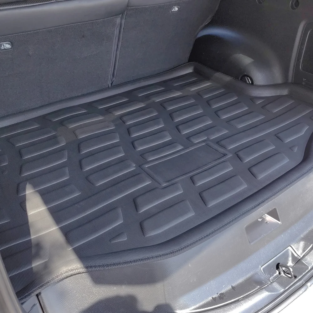 Car Trunk Mat for Kia Mohave Borrego HM 2009~2019 2010 2011 Luggage Rug Tray Waterproof Cargo Boot Pad Liner Cover Accessories