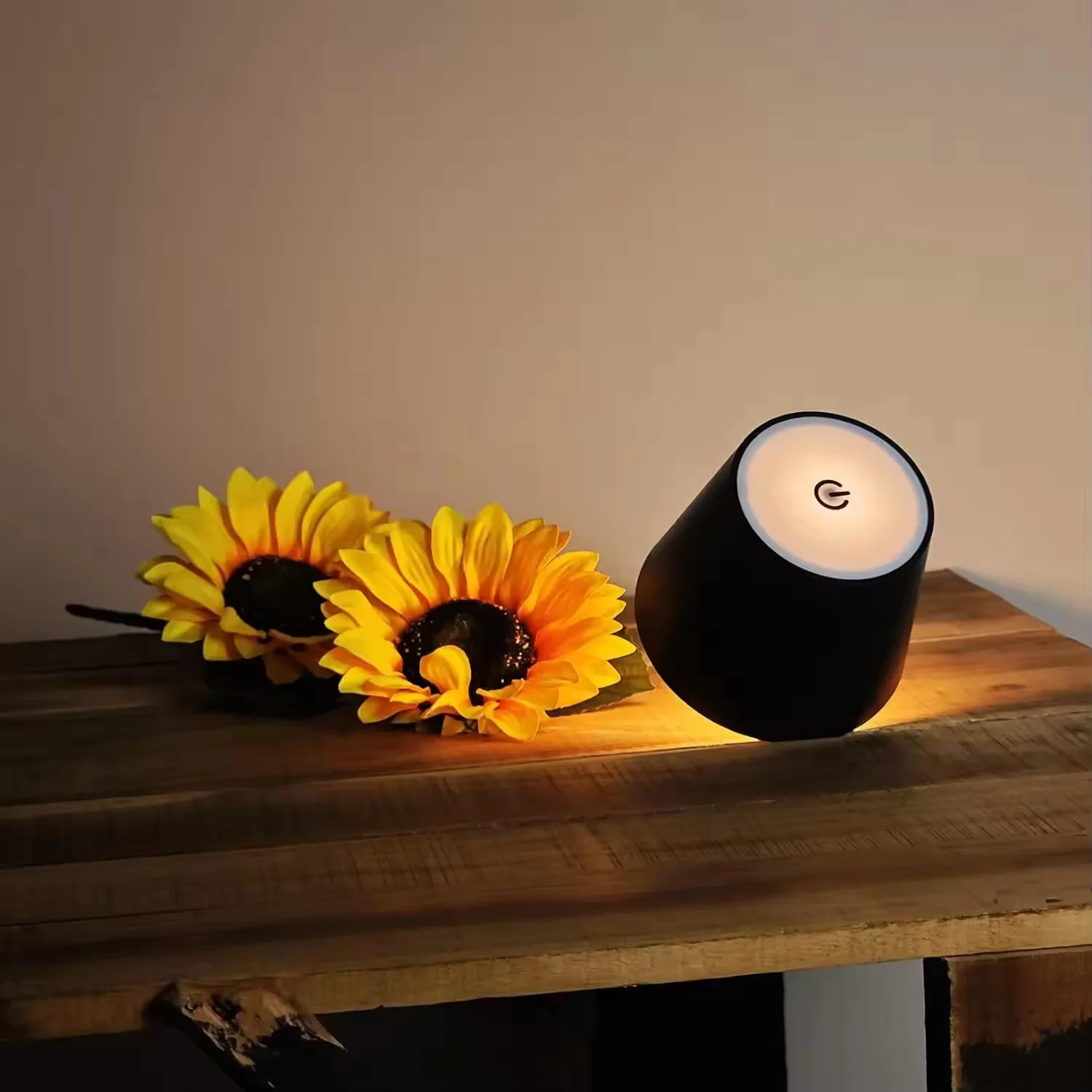 Rechargeable Wine Bottle Lamp - =Touch Control LED Table Lamp Night Light, 3 Color Dimming Romantic Atmosphere Bedside Lamp