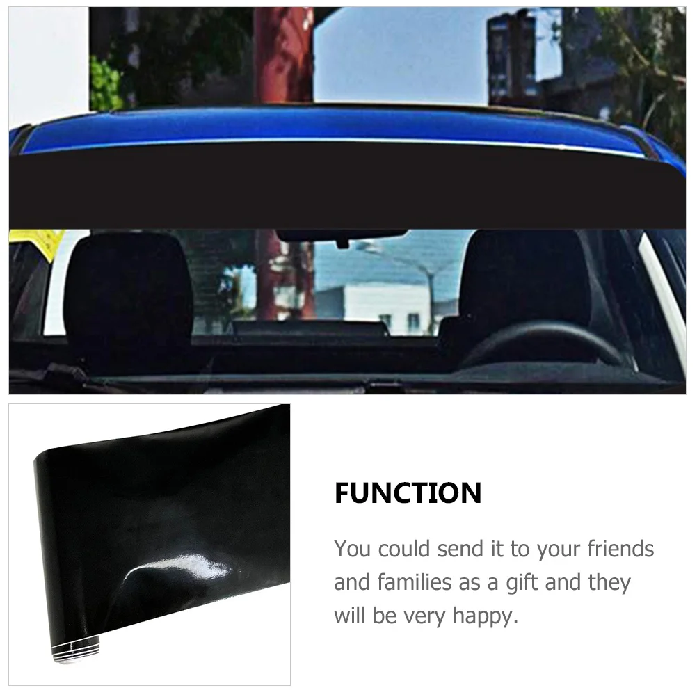

Glass Sun Shade Cover Car Sun Visor Strip Sticker Auto Windshield Decal Scratch Resistant Long Lasting Car Decoration Accessory
