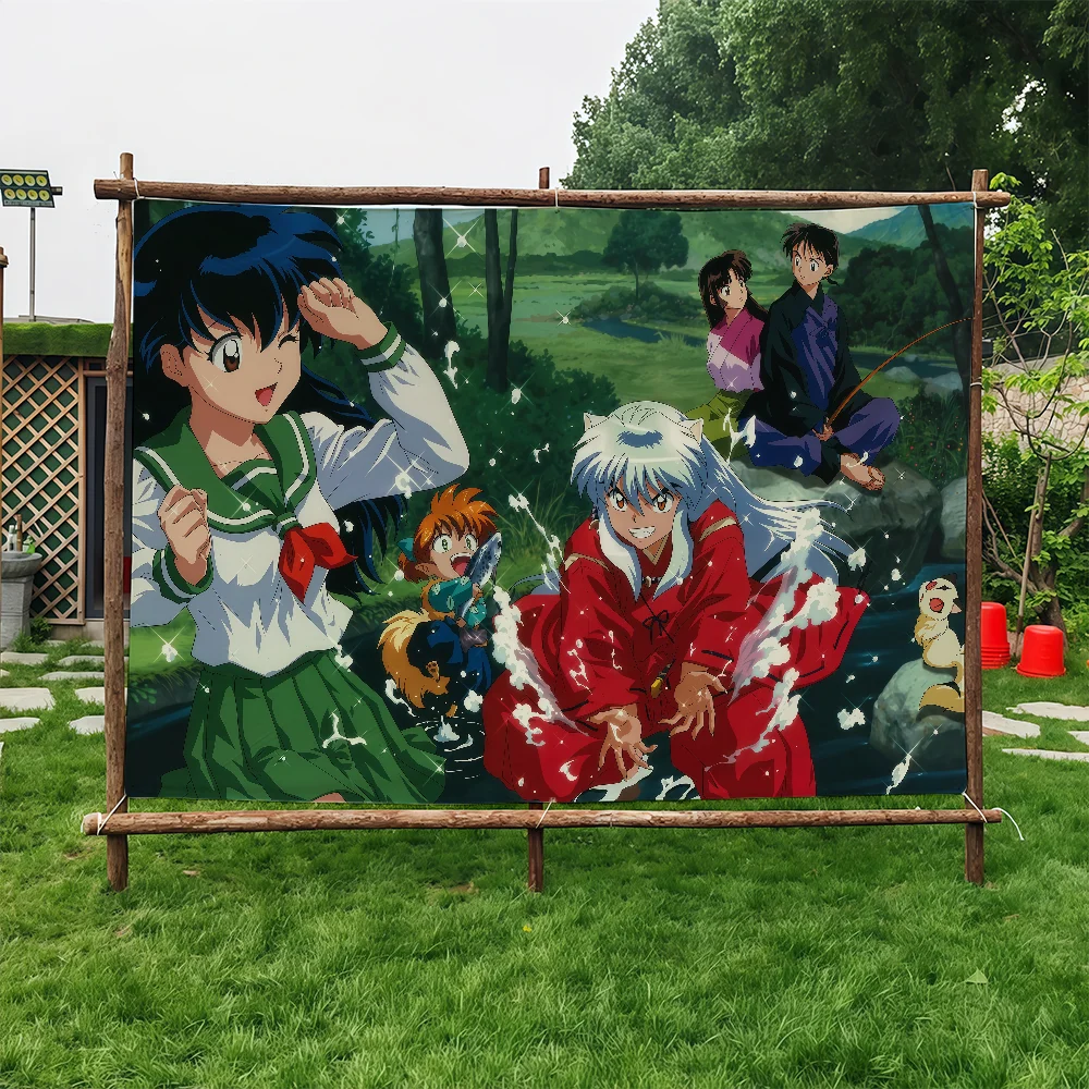 

Japanese Anime Inuyasha flag Suitable For Dormitory Room Outdoor Gift Party Decoration Picnic Camping festival