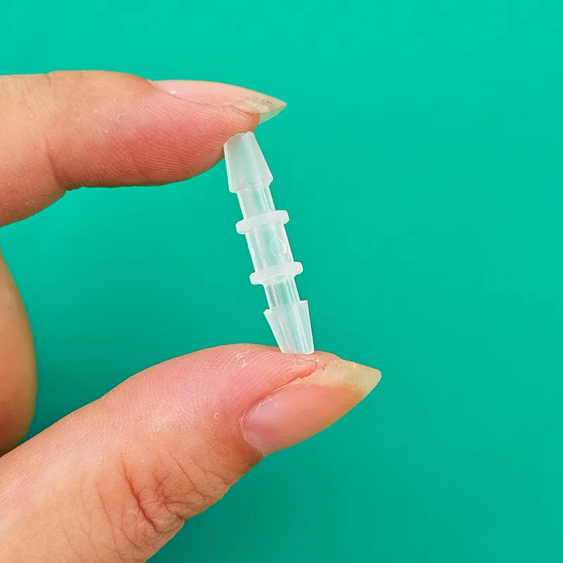 10 قطعة معبد خرطوم بلاستيكي مشترك مستقيم من خلال الأنابيب موصل الخرطوم اكسسوارات 1.61 2.41 3.21 4.1 5.1 مللي متر