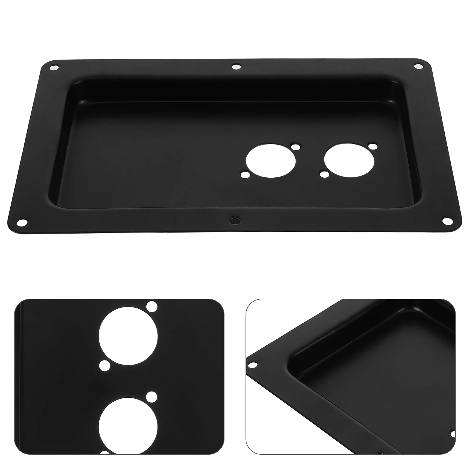 

Speaker Rear Inch Metal Loudspeaker Box Connector Panel Stage Theater Conference Terminal Board Coupler Plate