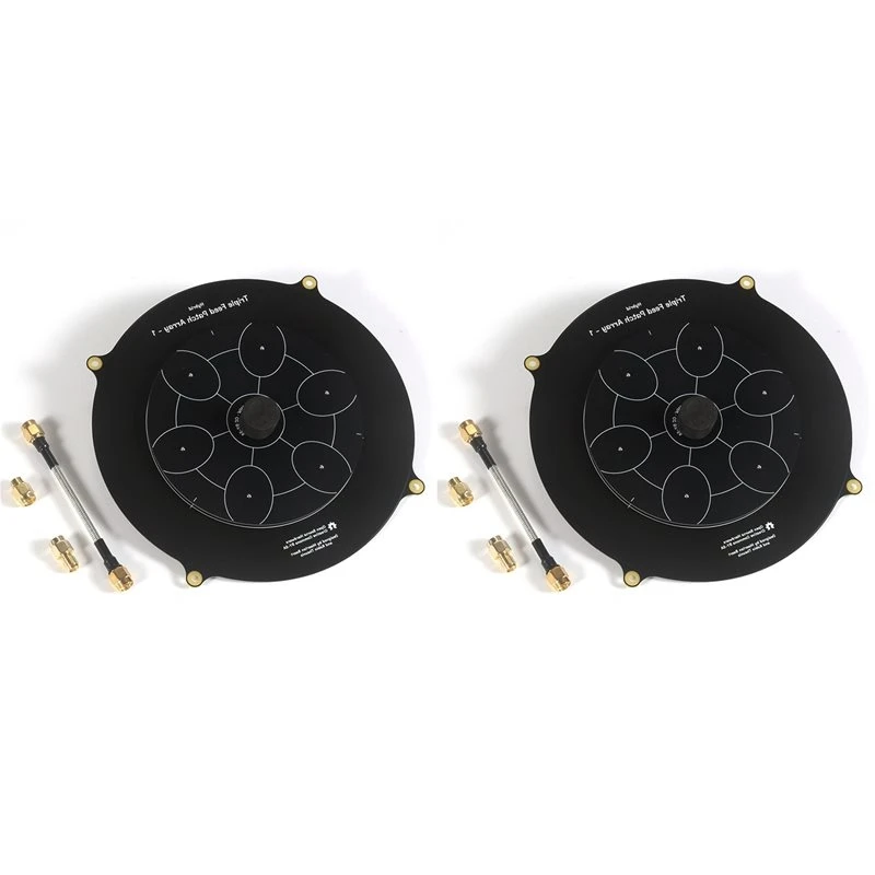 2x-トリプルフィードパッチアンテナ-58ghz-14dbi-指向性円偏波アンテナ-fpv-ドローンアクセサリー用-a-a32r