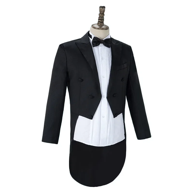 

Tailcoat Men's Slim Fit Dress Suit Set Men's Choir Suit Stage Performance Dress Magic Men's Tailcoat Two Piece Set