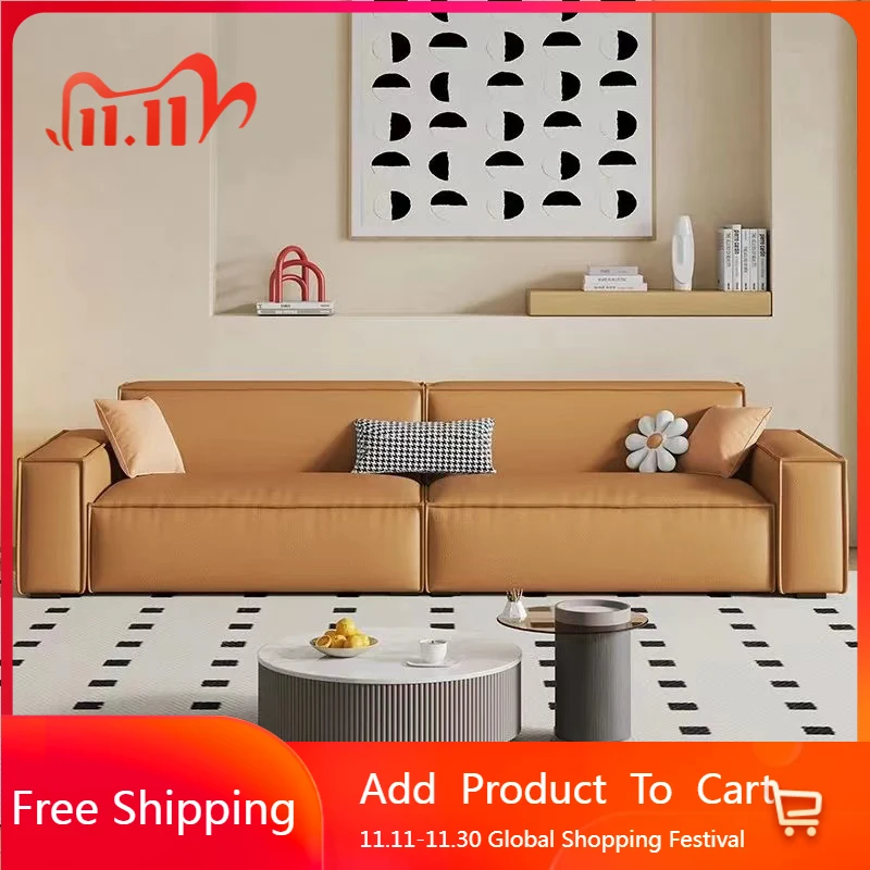 

Minimalist Leather Living Room Sofas Armchair Couch Lazy Cute Nordic Living Room Sofas Modern Designer Muebles Trendy Furniture