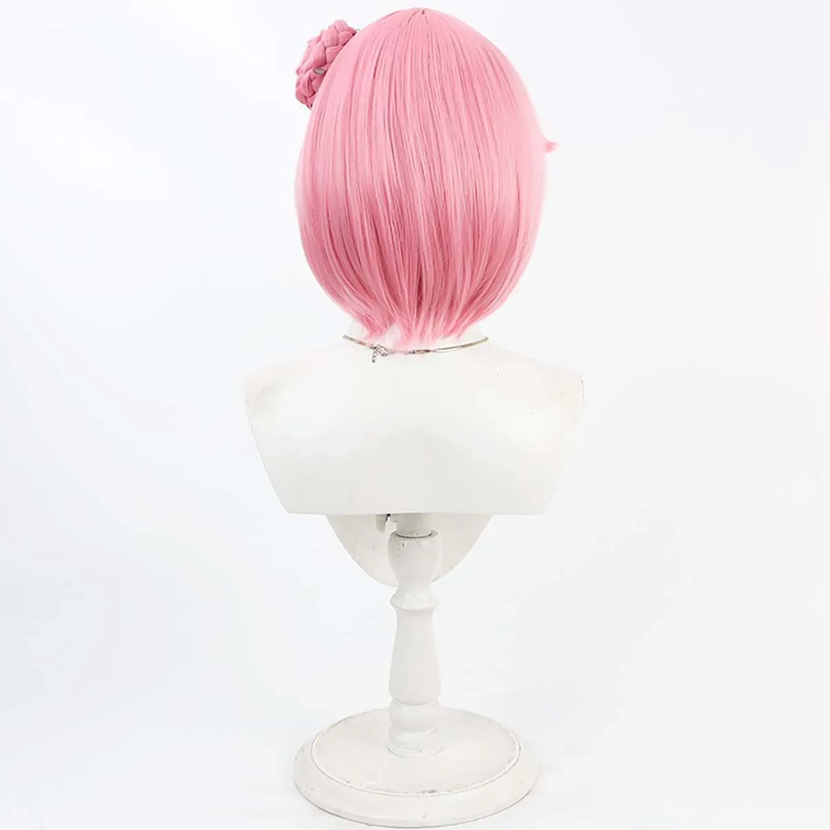 Vrouwen Game Cos Angry Doro Dorothy Cosplay Synthetische Roze Haar Pruik