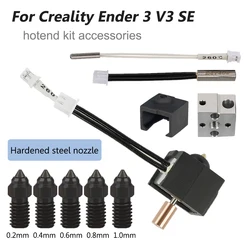 3D Printer Accessories Hot End For Ender 3 V3 SE Kit Upgrade Hotend Nozzle Heating Pipe Thermistor for Creality Ender 3 v3 SE
