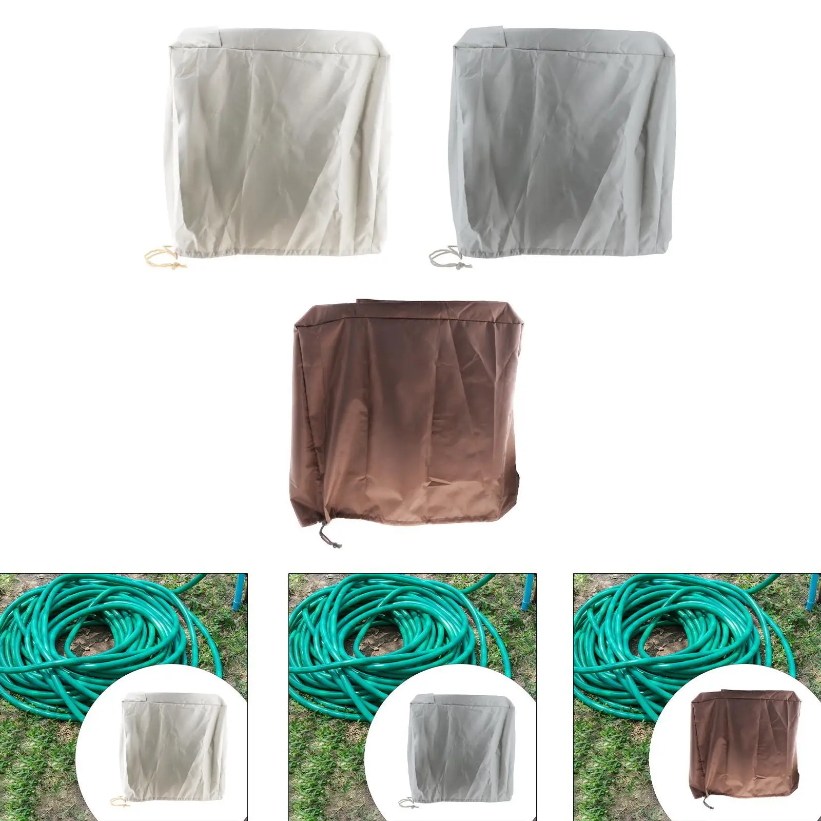 

Wall Mounted Garden Hose Reel Cover Weatherproof Waterproof Dustproof Protective