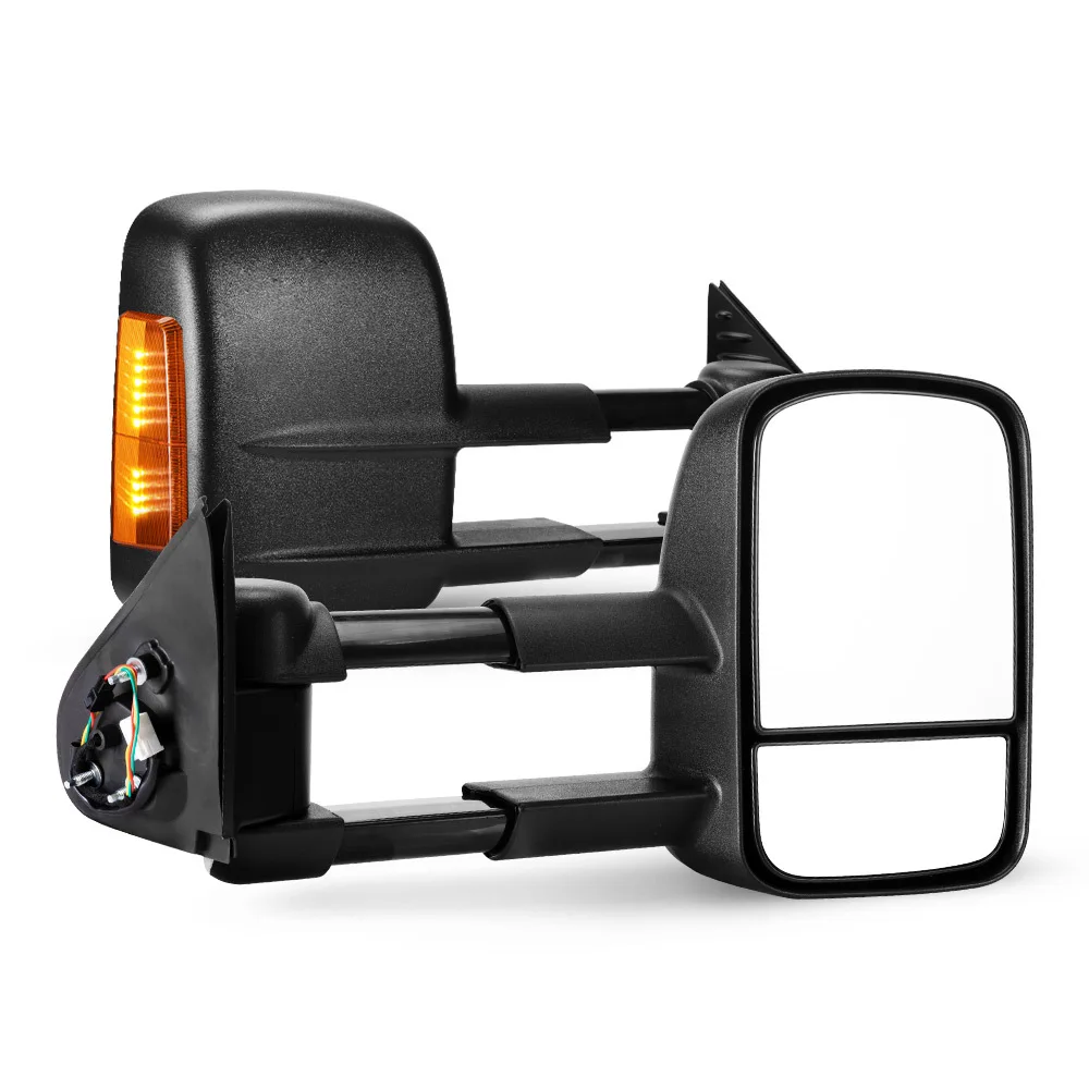 Suitable for 2015 + foldable rearview mirror, large field of view mirror electric trailer