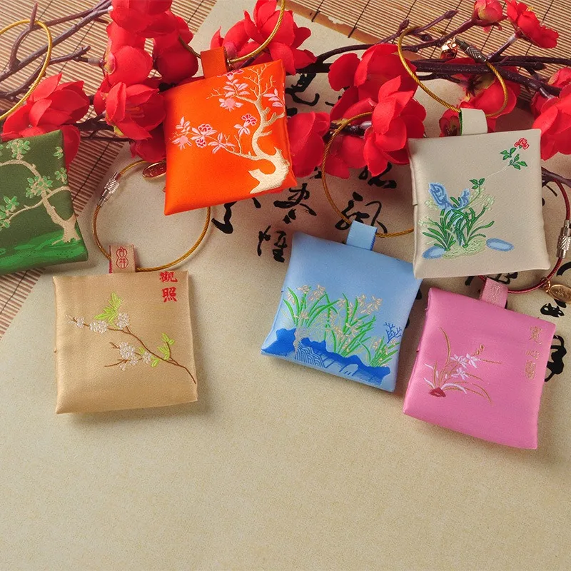 Traditional Hollow Sachet Bag Dragon Boat Festival Gift, Car & Bag Pendant