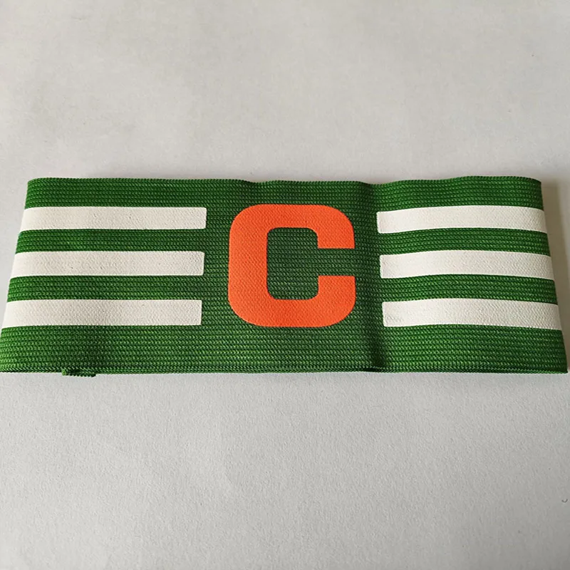 1 Pcs Fußball Spiel Kapitän C Wort Mark Armband Paste Team Führer C Wort Nylon Einstellbar Für Fußball Sport Zubehör unisex