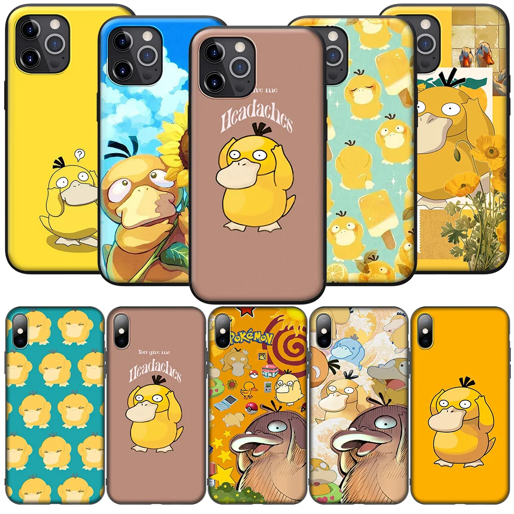 SO137 Psyduck Cover Phone Case for Realme C20A C20 C21 C21Y C25 C25S C25Y C30 C31 C33 C11 C12 C15 Narzo 20 50i X2 XT Pro