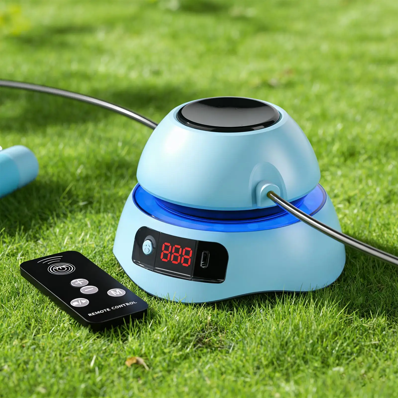 

Электрическая скакалка с 1-10 уровнями скорости, цветная подсветка, оборудование для прыжков, электрическая скакалка с пультом дистанционного управления для мужчин и женщин