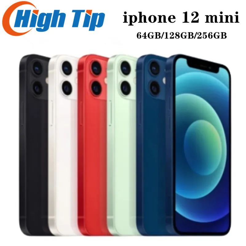 Apple iPhone 12 mini Unlocked 64GB/128GB/256GB ROM Smartphone A14 Bionic chip 4G LTE 5.4 Screen 12MP Face ID 12 MINI Cell Phone