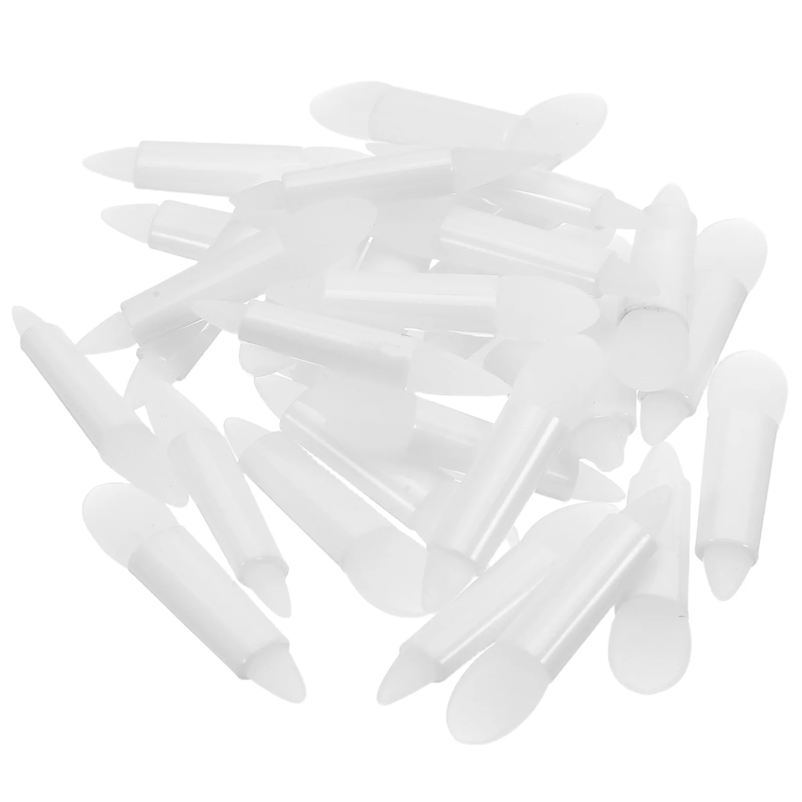 

50pcs Lip Brush Silicone Lip Applicator Reusable Mask Applicator Gloss Balm Eyeshadow Scrub Brush Dual Ended Design Portable