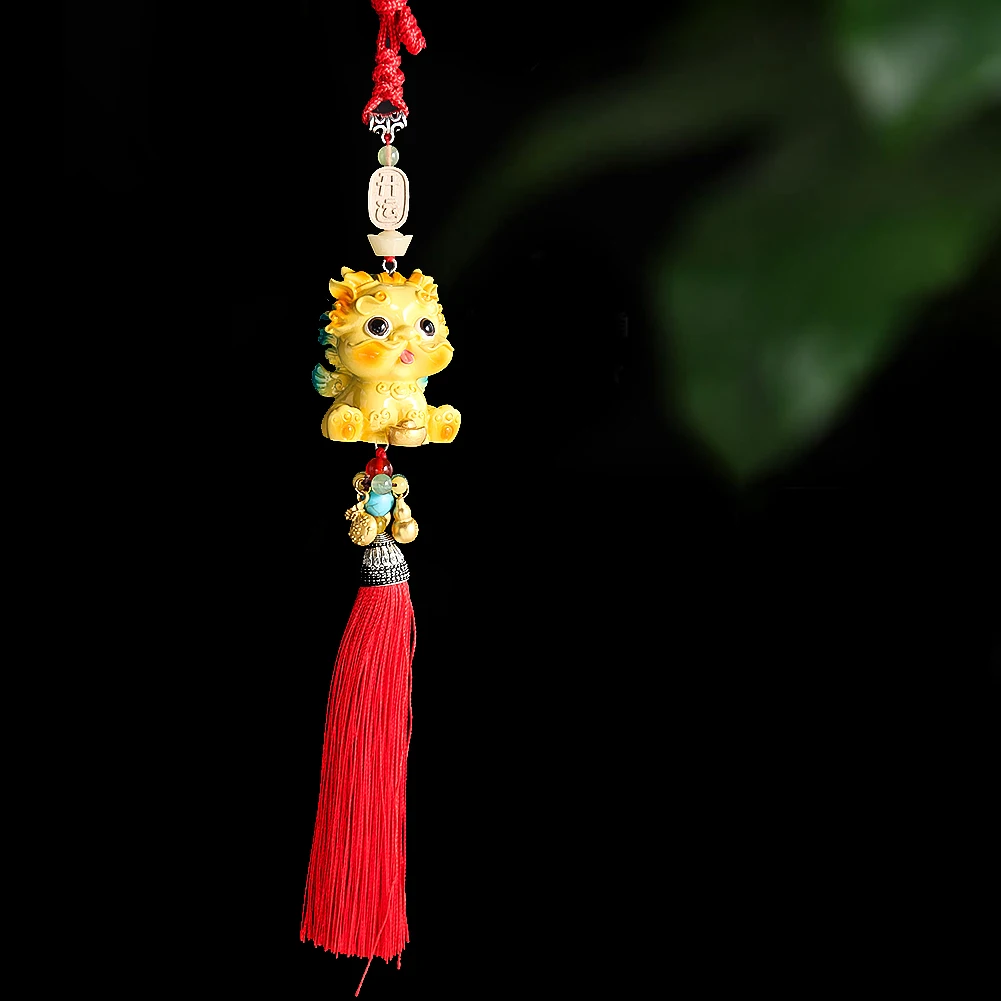1PC Chinese Style PI Xiu Pendant Car Interior Hanging Ornaments Safe and Prosperous Room Decoration Accessories Home Decor Craft