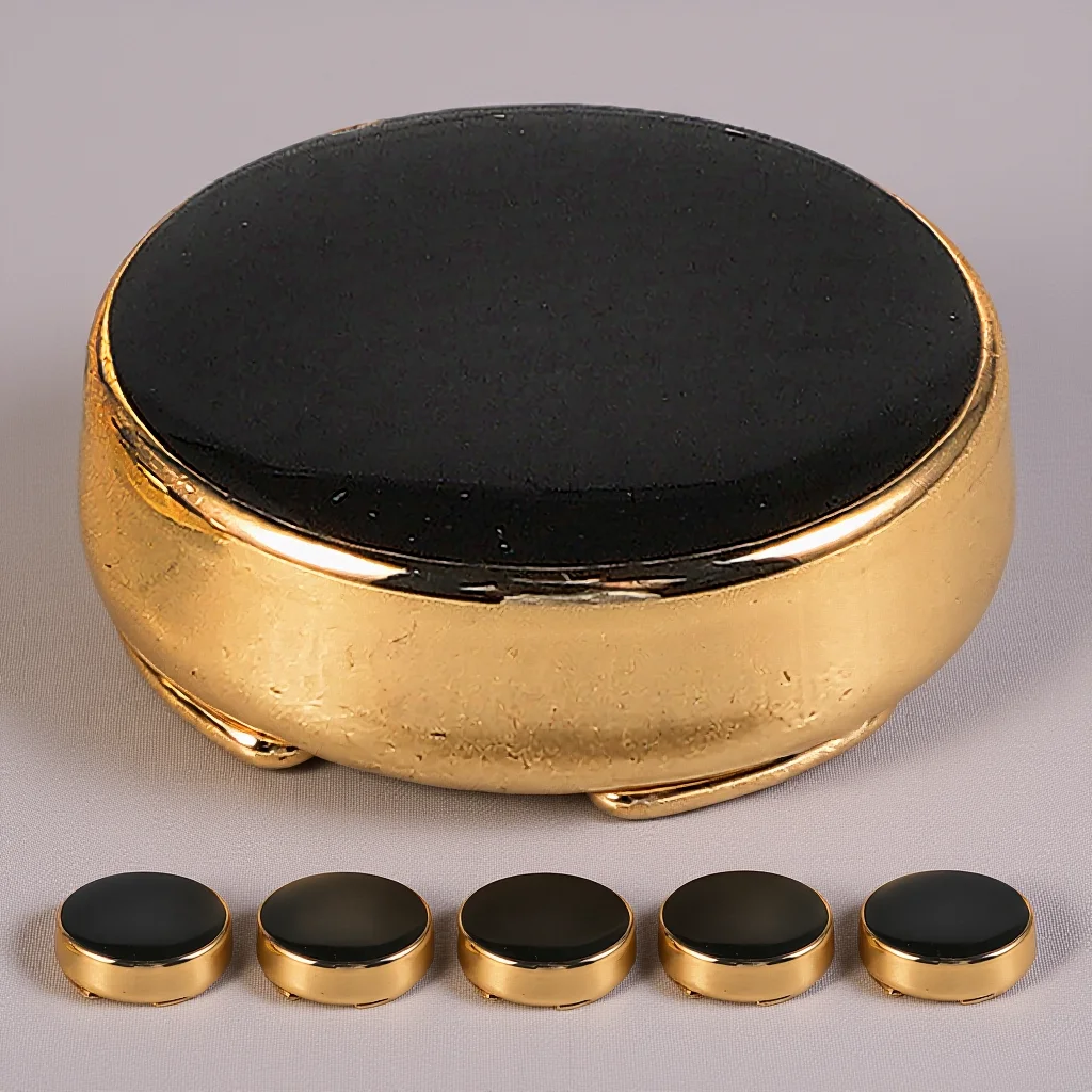 

3 Pairs Elegant Zinc Alloy Tuxedo Shirt Button Covers Cufflinks Formal Suit Accessories for Weddings Business Attir Formal Wear