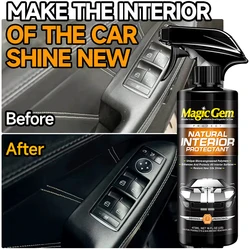 Magic Gem G75 Automotive Plastic Repairer Plastic Renewal Agent Restore Black Lustre Natural Interior Protectant