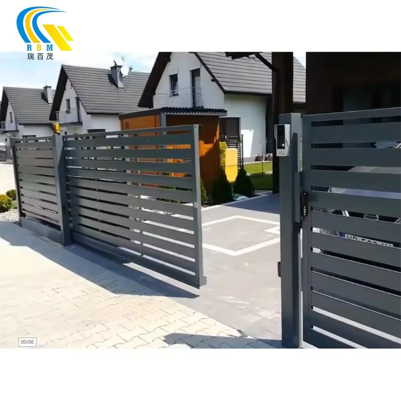 custom.WPC Outdoor Garden Fence Panel Easy Install WPC With Aluminum Post Foshan Wood Plastic Composite