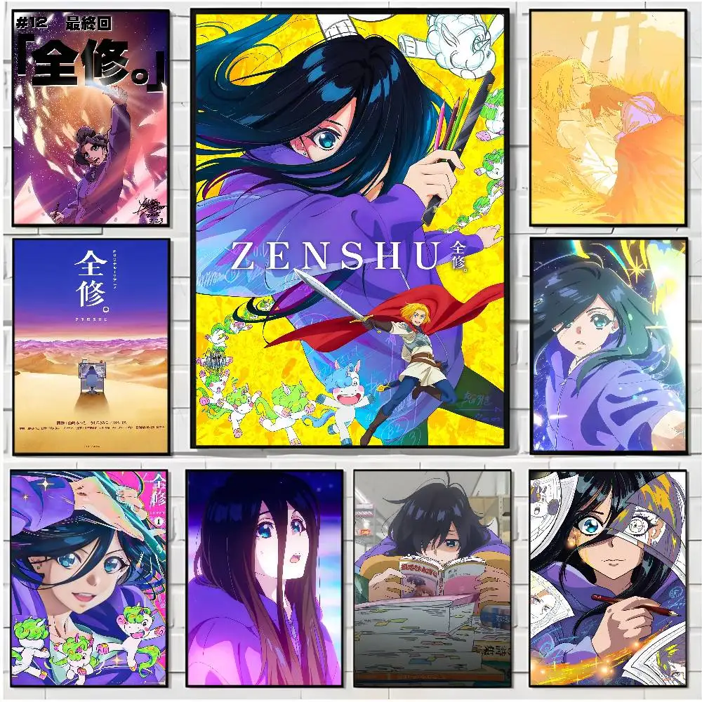 

Anime Z-ZENSHU Poster HD art poster for home living room bar office decoration sticky waterproof