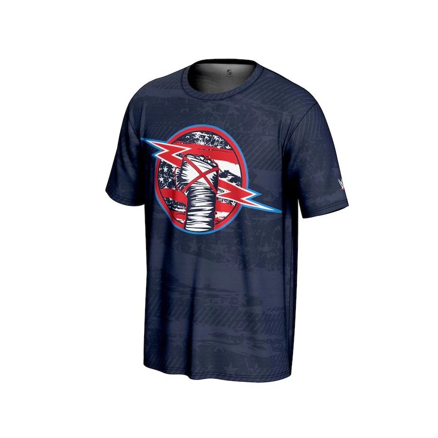 

Men's Navy CM Punk Americana T-Shirt Is Simple Stylish Loose Comfortable Sweat Absorbing Breathable Suitable For Outdoor Sports