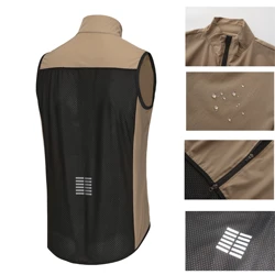 Spexcell-Windproof e impermeável sem mangas jaqueta de ciclismo para homens e mulheres, leve colete bicicleta, camisas bicicleta, roupas bicicleta, rsantce, 2024