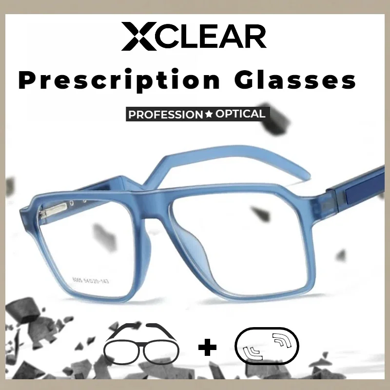 Xclear Sports Glasses Light Comfortable Durable Photochromic Polarized Myopia/Hyperopia astigmatism Prescription progressive