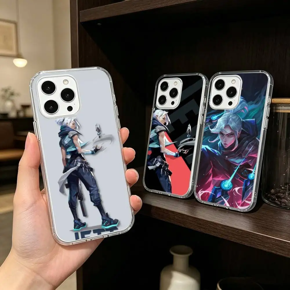Rei-kamui J-Jett Phone Case For iPhone 17 16 15 14 13 12 11 Mini Pro Max Plus Transparent Cover