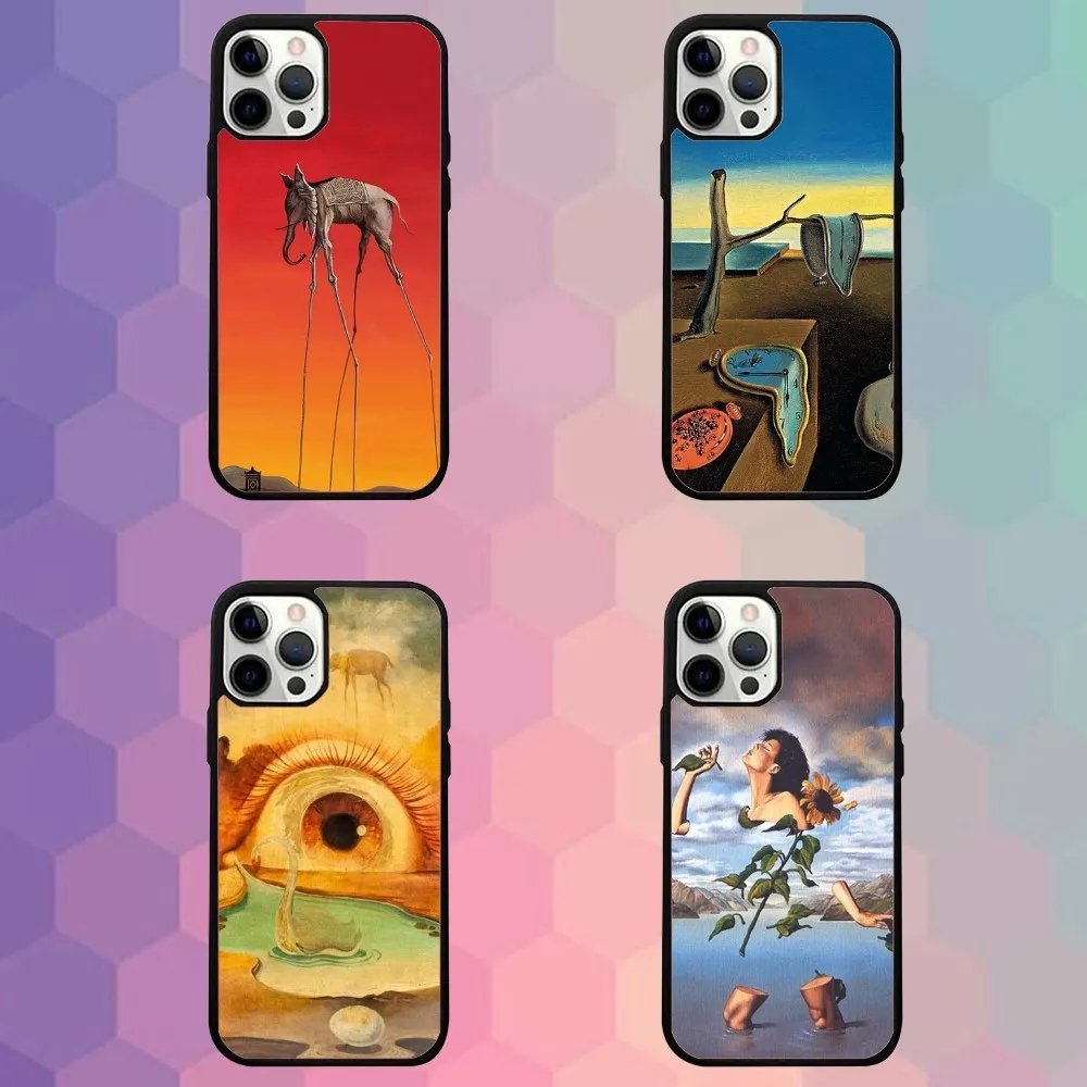 

S-Salvadors Art D-Dalis Phone Case For iPhone 16e,16,15,14,13,12,11,Plus,Pro,Max,Mini Magsafe Magnetic Wireless Charging