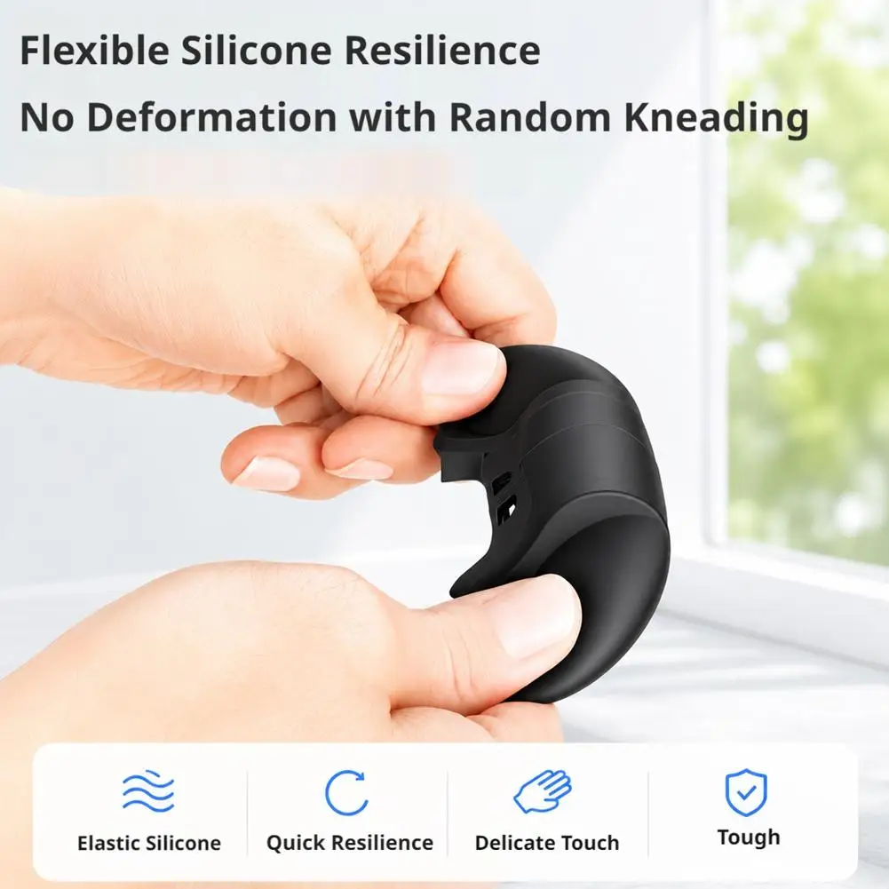 Silicone Protective Case Lens Cap Cover for Insta360 X6 with Lens Guards Soft Silicone Sleeve with Battery Charging Cutouts