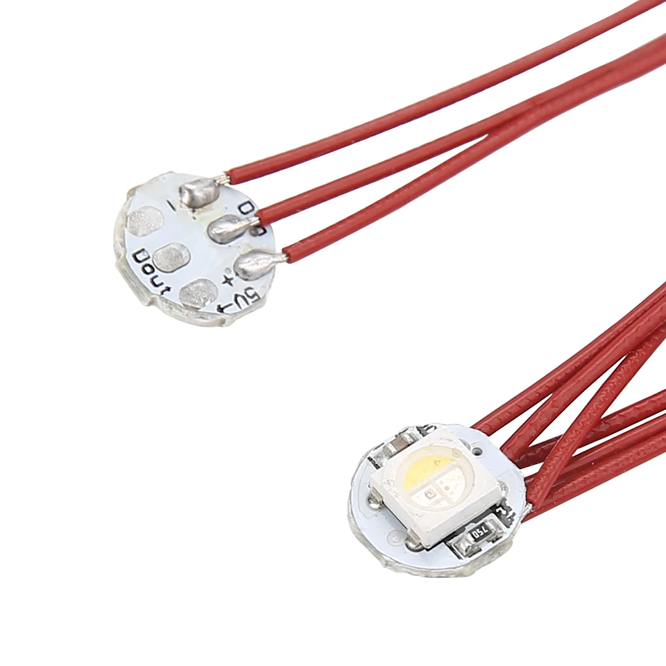 Voron 2.4 Trident NeoPixel RGBW Mini przycisk PCB LED drukarka 3D DIY Voron Stealthburner zestaw LED PTFE kable w wiązce