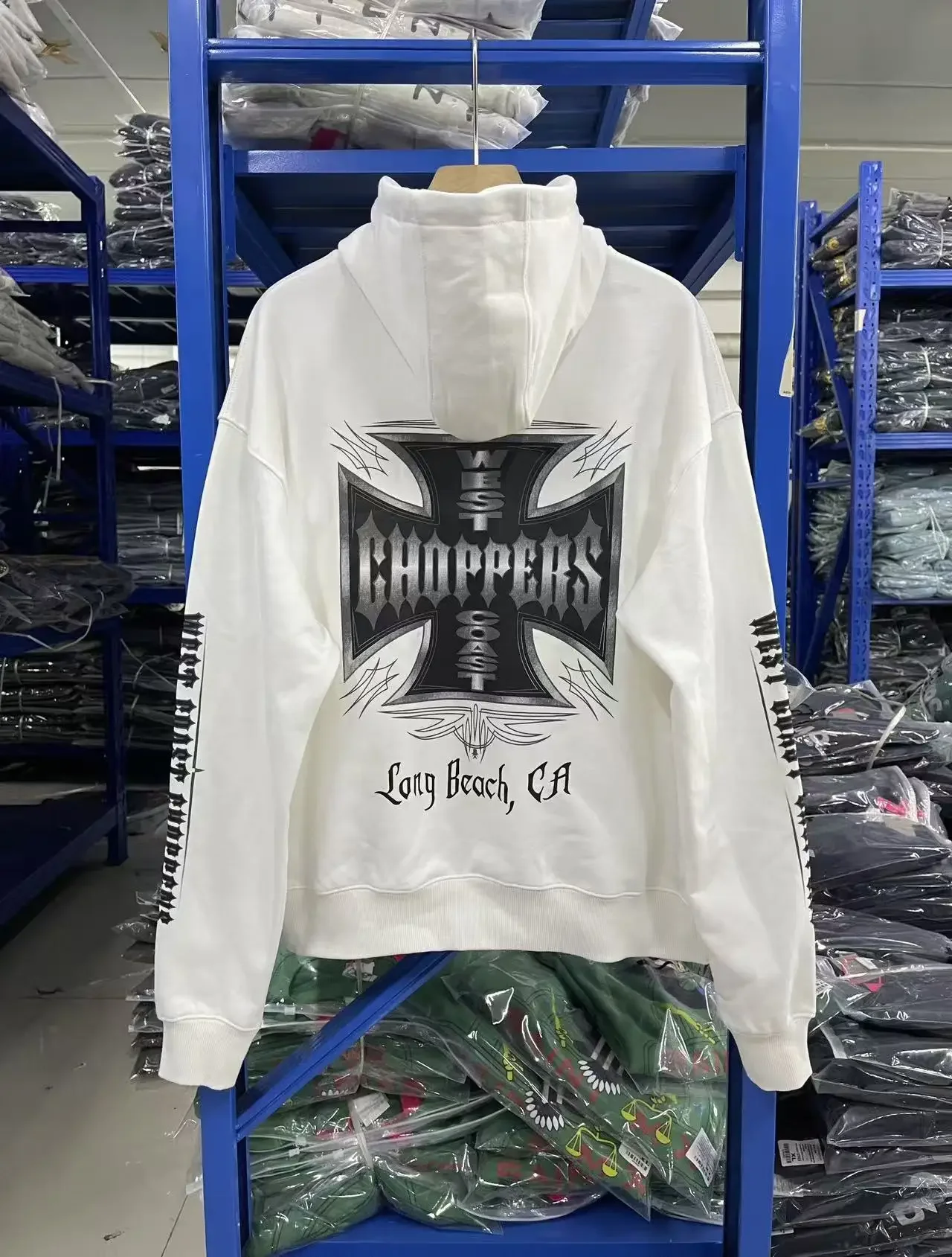 

Высококачественная толстовка с капюшоном Weat Coast Choppers, потертая и потертая, женская и мужская уличная модная толстовка большого размера с капюшоном