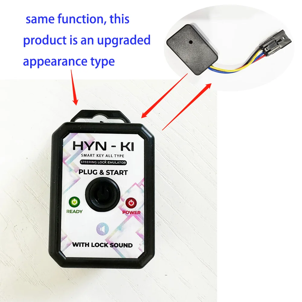 Émulateur pour Hyundai Kia émulateur de verrouillage de direction pour Type de clé intelligente connecteur d'origine avec son de verrouillage aucune programmation requise