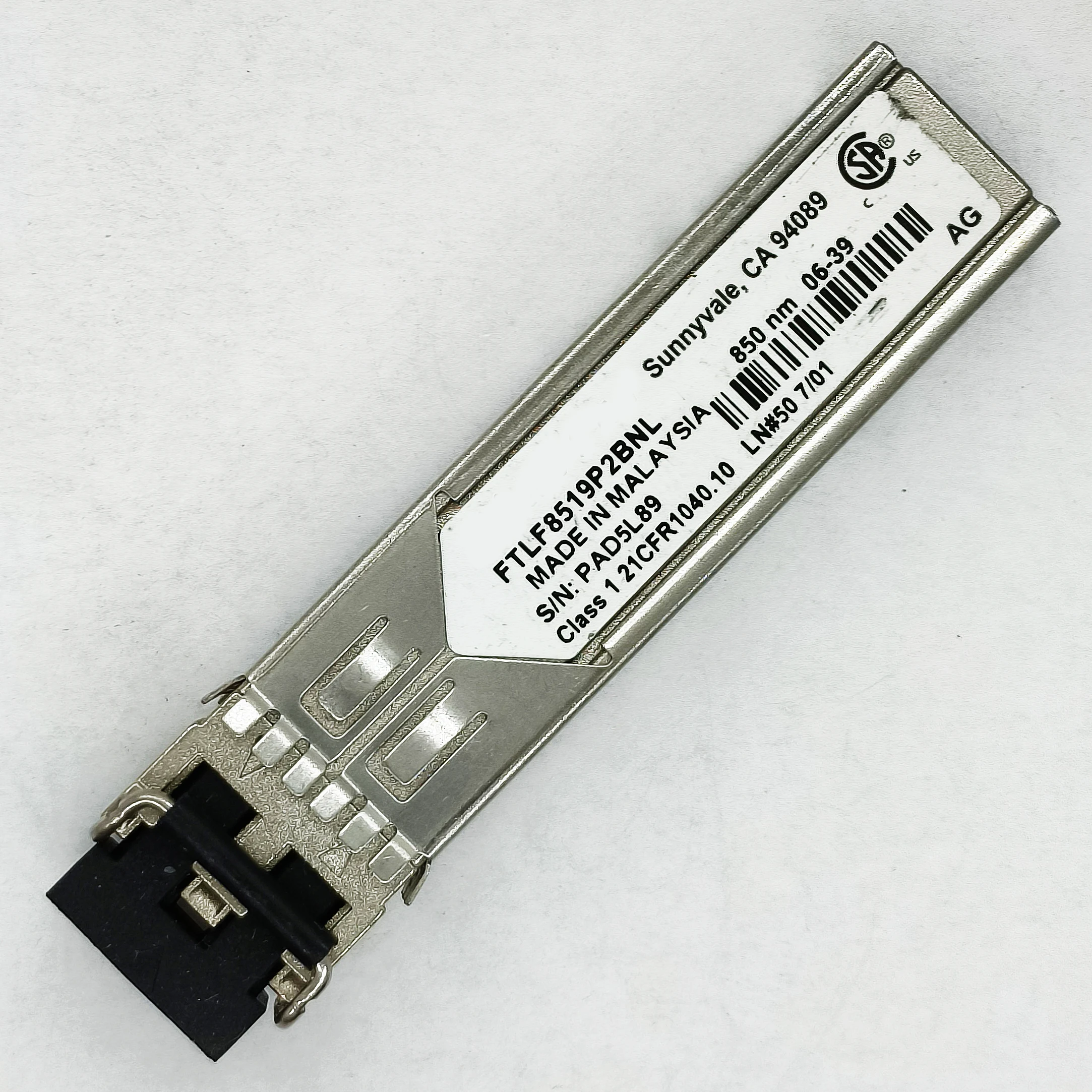 Genuine For Finisar FTLF8519P2BCL FTLF8519P2BNL FTLF8519P2BNL-HW 2G 850nm 550m MMF LC Refuribished Transceiver Optical Module