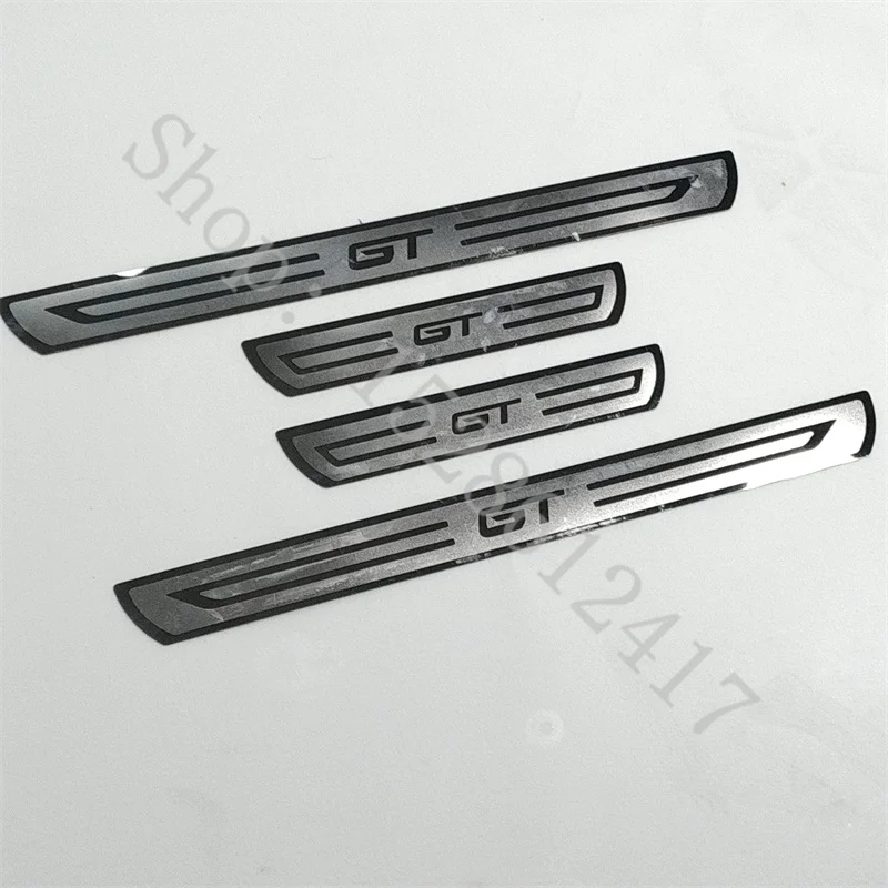 For MG MG GT 2022 2023 2024 Stainless Sticker Door Sill Car Door Cover Outside door sill protector Plate Accessories