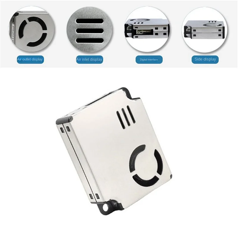 AS95-PMS9103M PM2.5 وحدة استشعار جسيمات الغبار تكتشف PM2S-3 كشف جودة الهواء بالغاز الداخلي PMS9003M Plantower