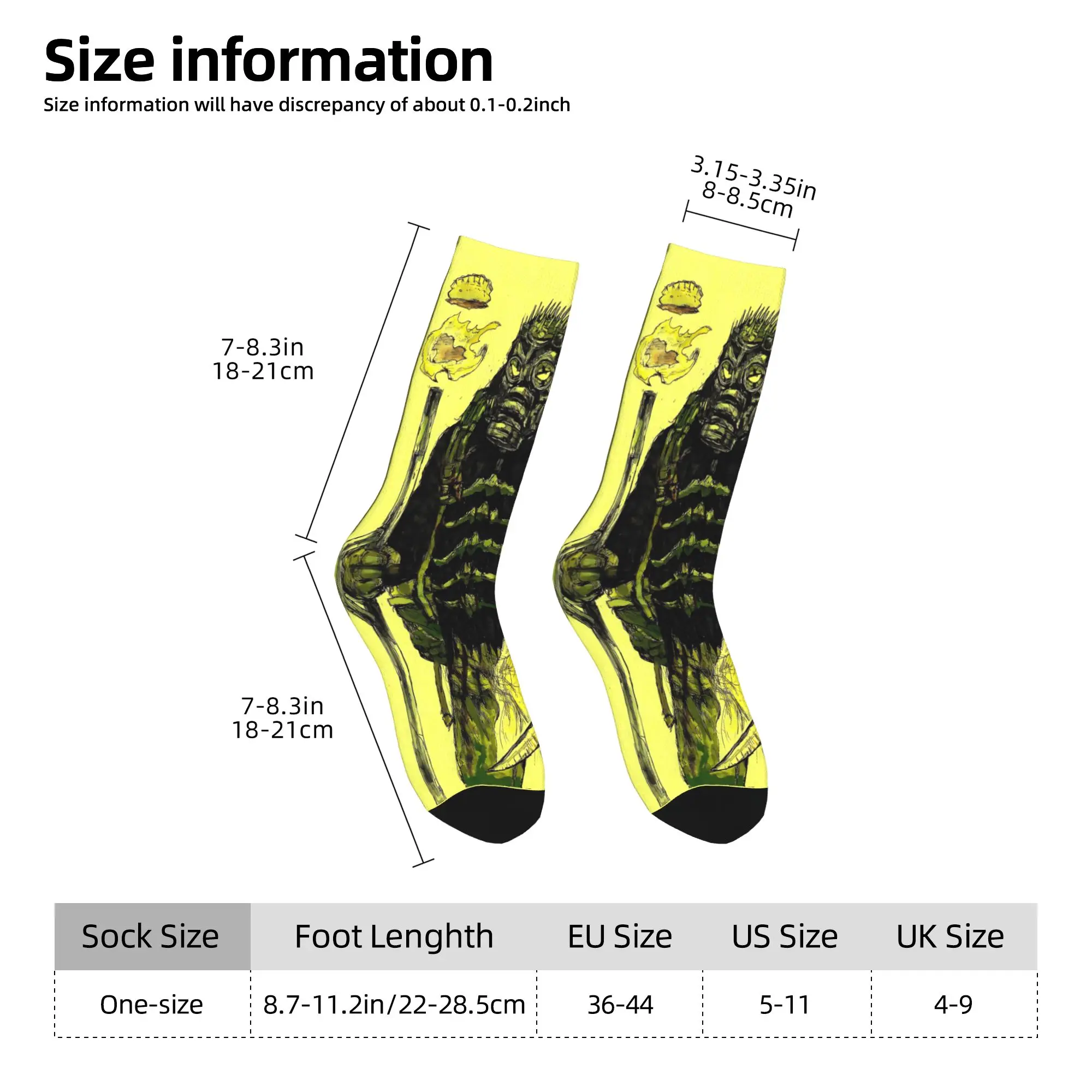 Dorohedoro Kaiman جوارب Kawaii الجوارب النساء الرجال جوارب عالية الجودة الشتاء الجري الرياضة الرسم عدم الانزلاق