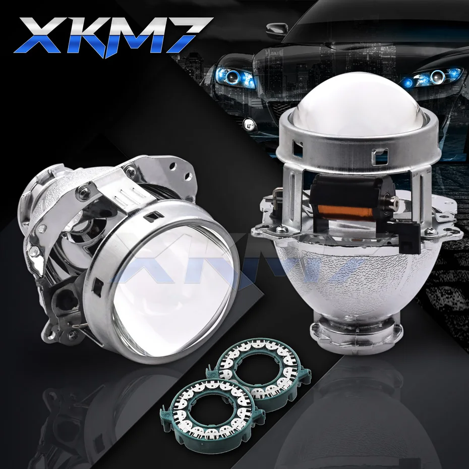 Proyector bi-xenón D2S EVOX-R V2.0 para BMW E60 E39 E53/Benz W219 W211 W209/Audi A6 C5 A8/Ford Fiesta lente HID de sintonización de faros, lupas retrofit para faros de coche, accesorios para vehículos