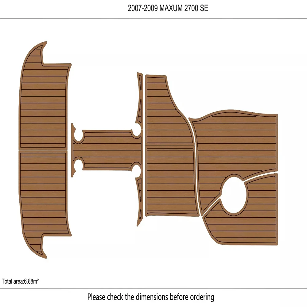 

2007-2009 MAXUM 2700 SE Boat EVA Foam Boat Floor Teak Foam Decking for Boats Marine Flooring Teak Yacht boat marine accessories