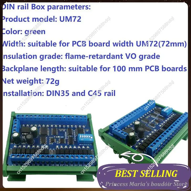 

AB30-3X DC 12V 24V 16 In 16 Out RS485 Remote Switch PLC IO Expansion Board Modbus RTU Multifunctional Convenience Module