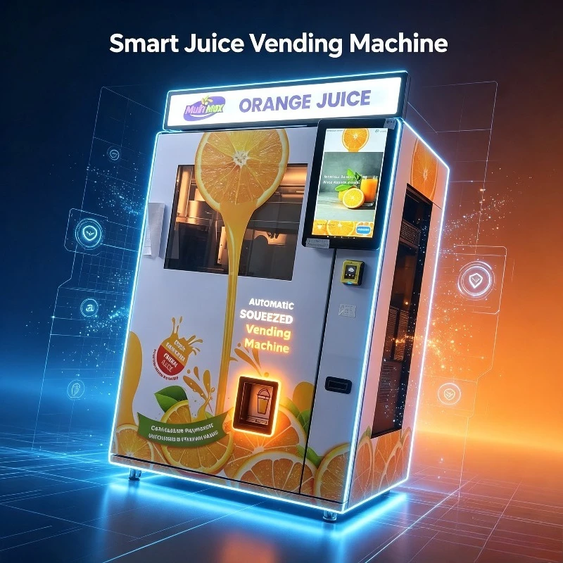 2026 New Fully Automatic Fresh Apple Juice Vending Machine Natural Fruit Juice Dispenser With Payment System customized